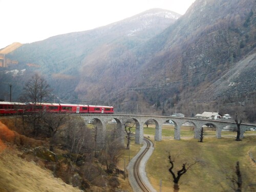 30/01/2018 Bernina Express Saint Moritz GR Suisse # 4 Retour