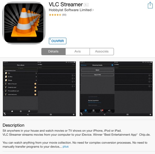 [appli] VLC Streamer