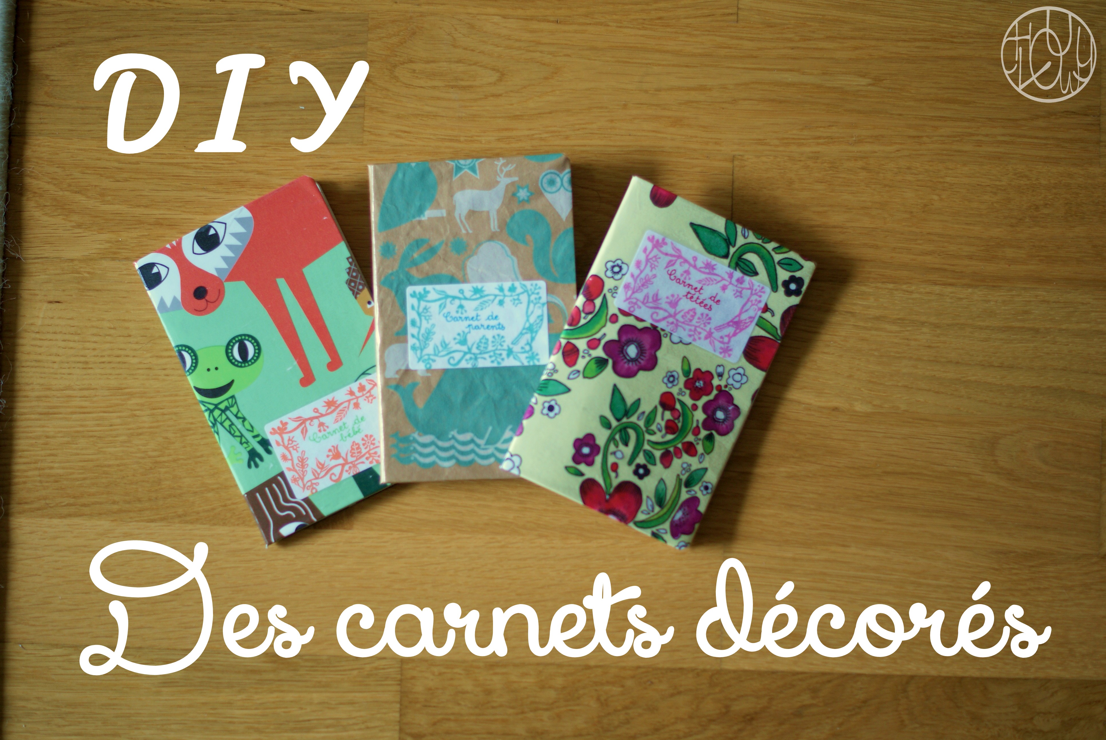 Des petits carnets pour bébé (et futurs parents !) - Tuto - Dans