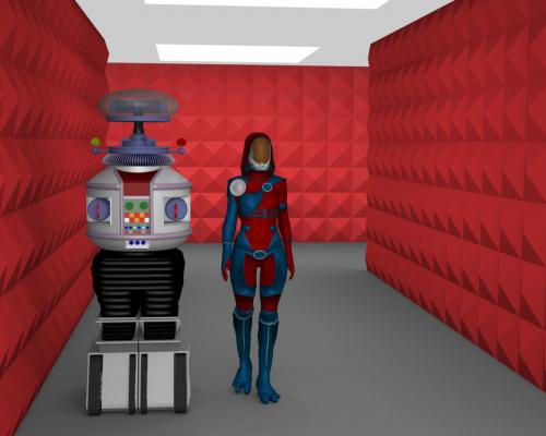 B9 en compagnie d'une extraterrestre