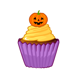 Tubes Bonbons & Cupcake Halloween