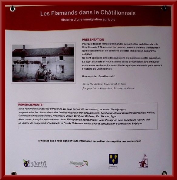 Les Flamands dans le Châtillonnais, une immigration agricole durant le conflit de 1914-1918