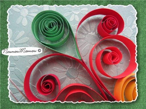 Carte en quilling