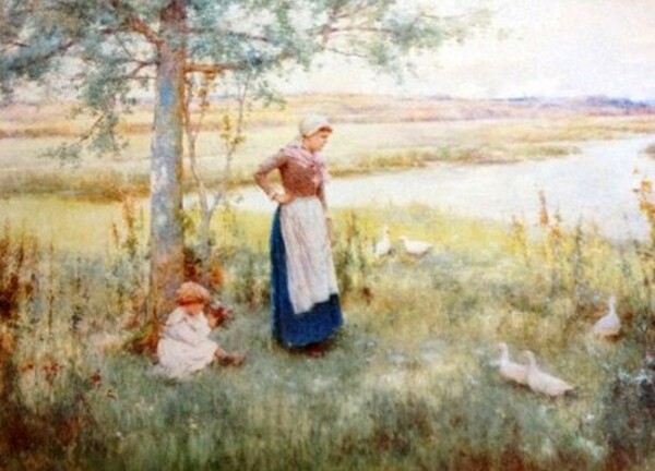 Peinture d'  Alfred Augustus Glendening 