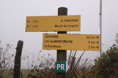 le lac de Bourdouze. 18kms.Rando du 24.09.2018.