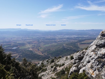 Première vue vers le Sud