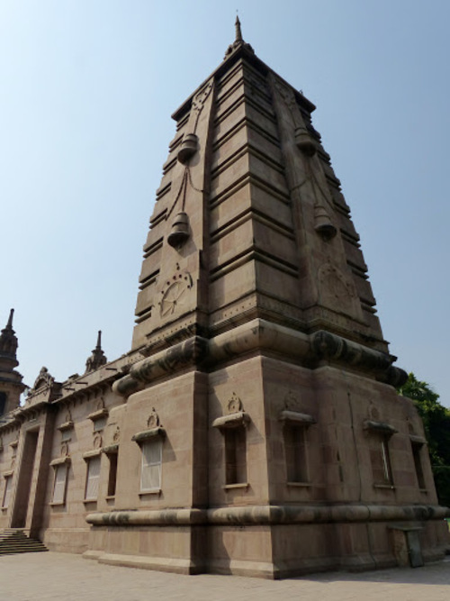 Sarnath;le temple bouddhiste Mulagangha Kuty Vihara