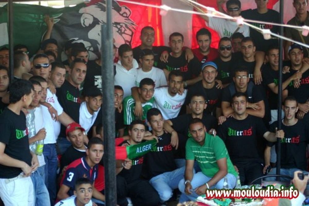 MCA Champion d'Algérie recéption des supporters
