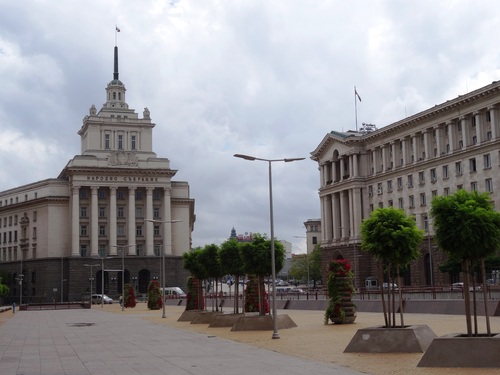 Sofia autour du palais préidentiel et de la rotonde Zaint Zeorzes (photos)