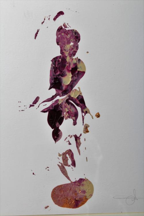 monotypes sur la danse, le corps