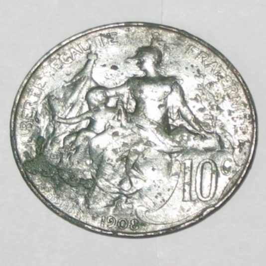 1908, 10 centimes "Dupuis"