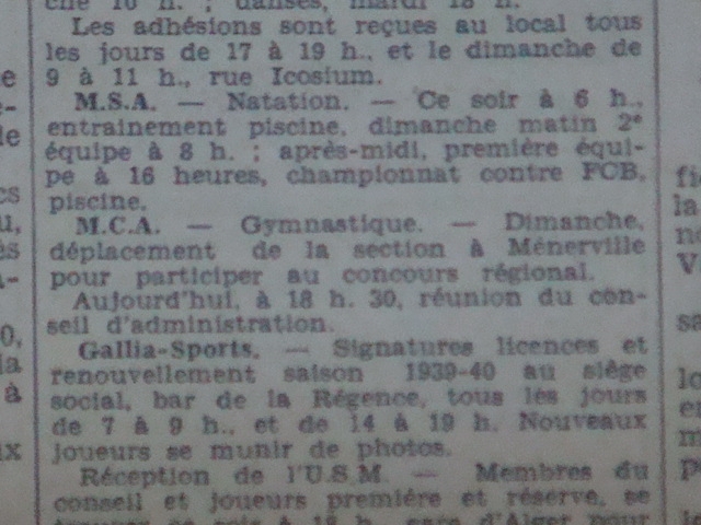 mca gymnastique se prépare pour ménerville