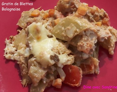 Un Gratin de Blettes Bolognaise