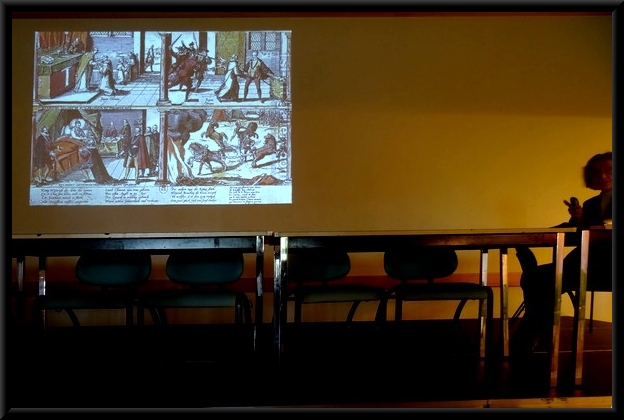 Martine Constans a présenté une conférence "Images des tourments subis par nos souverains : mythe ou réalité ?"
