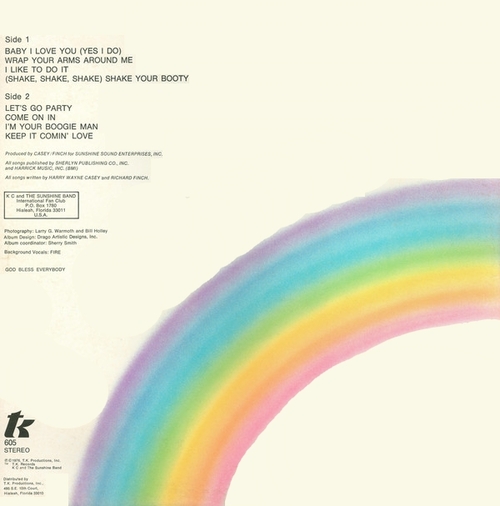 K.C. & The Sunshine Band : Album " KC & The Sunshine Band Part 3 " T.K. Records TK 605 [ US ]