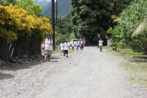 Marche pour ta santé (randonnée dans la vallée de Hotumaru)