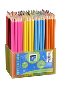 Crayons de couleurs (schoolpacks, classpacks). 