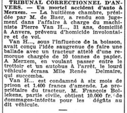 Antoiniste décédée de Merxem (Schoten)(Journal de Charleroi, 13 octobre 1937)(Belgicapress)