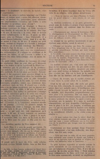 Antoinisme #1 (L'Ami du Clergé, 1953)