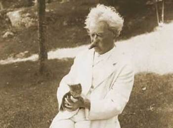 Mark Twain et les chats