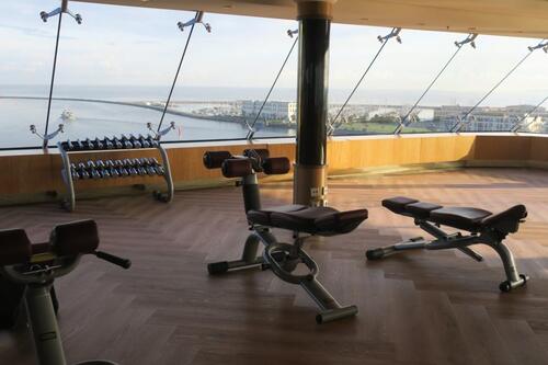 Le Fitness center 