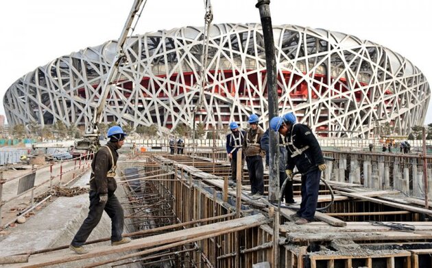 Le stade olympique de Pékin