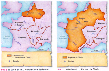 Clovis et le royaume des Francs