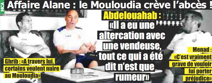 Le Mouloudia corps et âme avec Alane