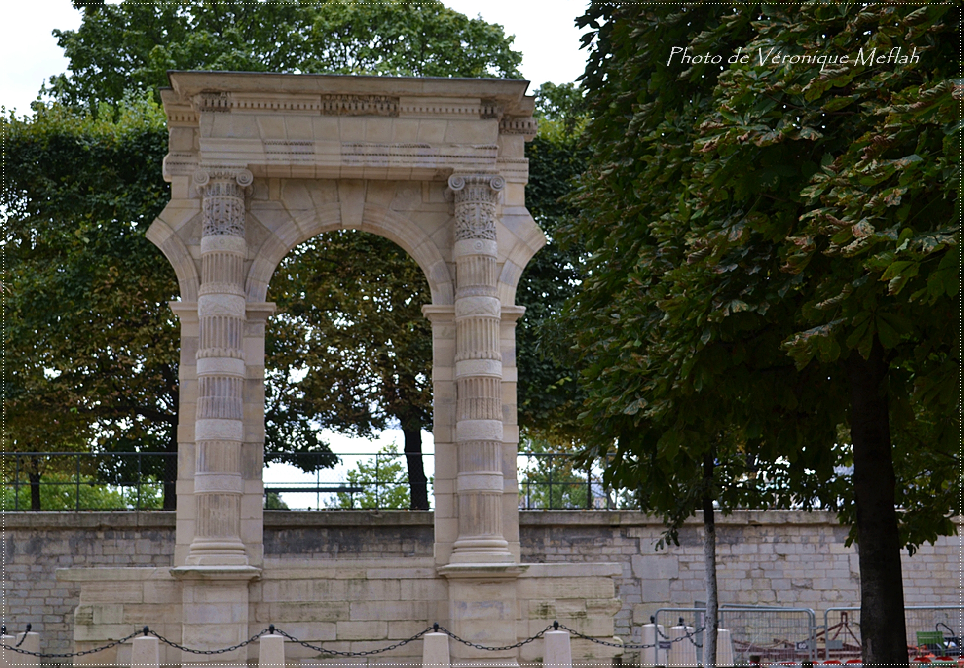 Véranda toit plat avec dome