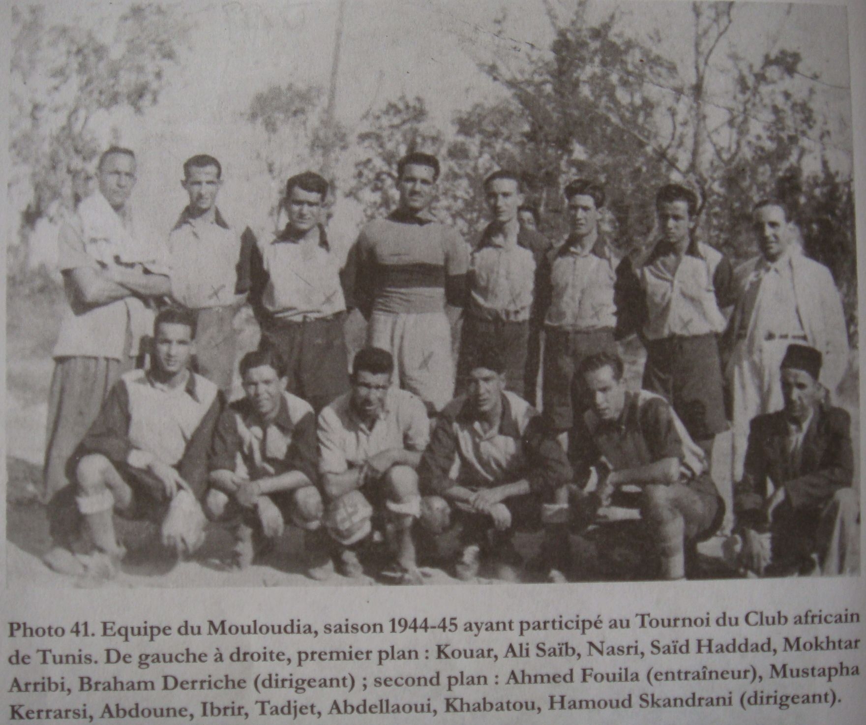 mca 1944-1945 les champions d\'alger