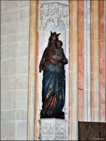 Photos de statues de la cathédrale Saint-Corentin