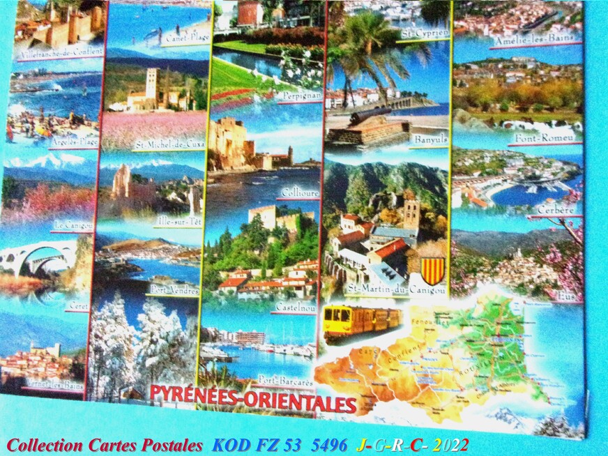 CARTES POSTALES: 1/5  Dpt  66  PYRENEES ORIENTALES   D  10-10-2023