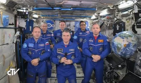 Equipe de la Station spatiale, capture CTV