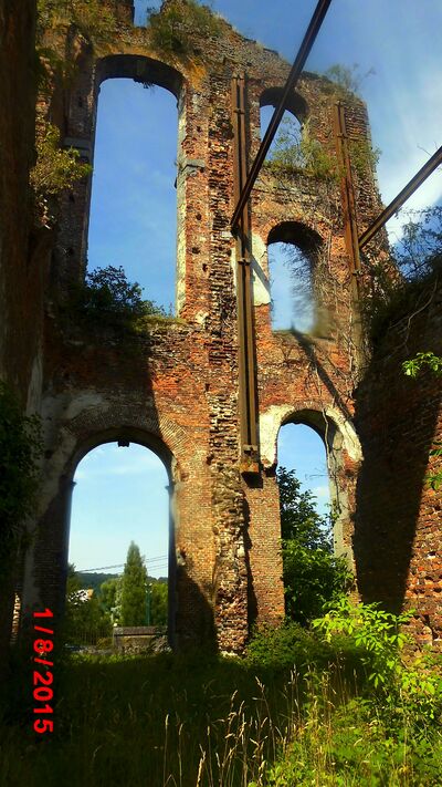 AVEC MES AMIES CHINOISES A L'ABBAYE AULNE