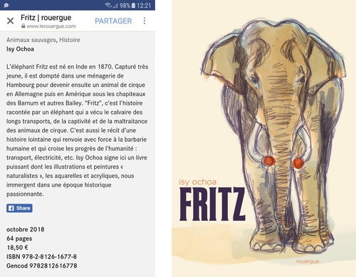 FRITZ : A paraître le 31 octobre 2018