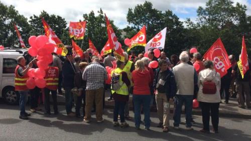 journée d'actions du 5/07 pour le retrait de la loi Travai-Bilan vu par la PQR (OF & LT)