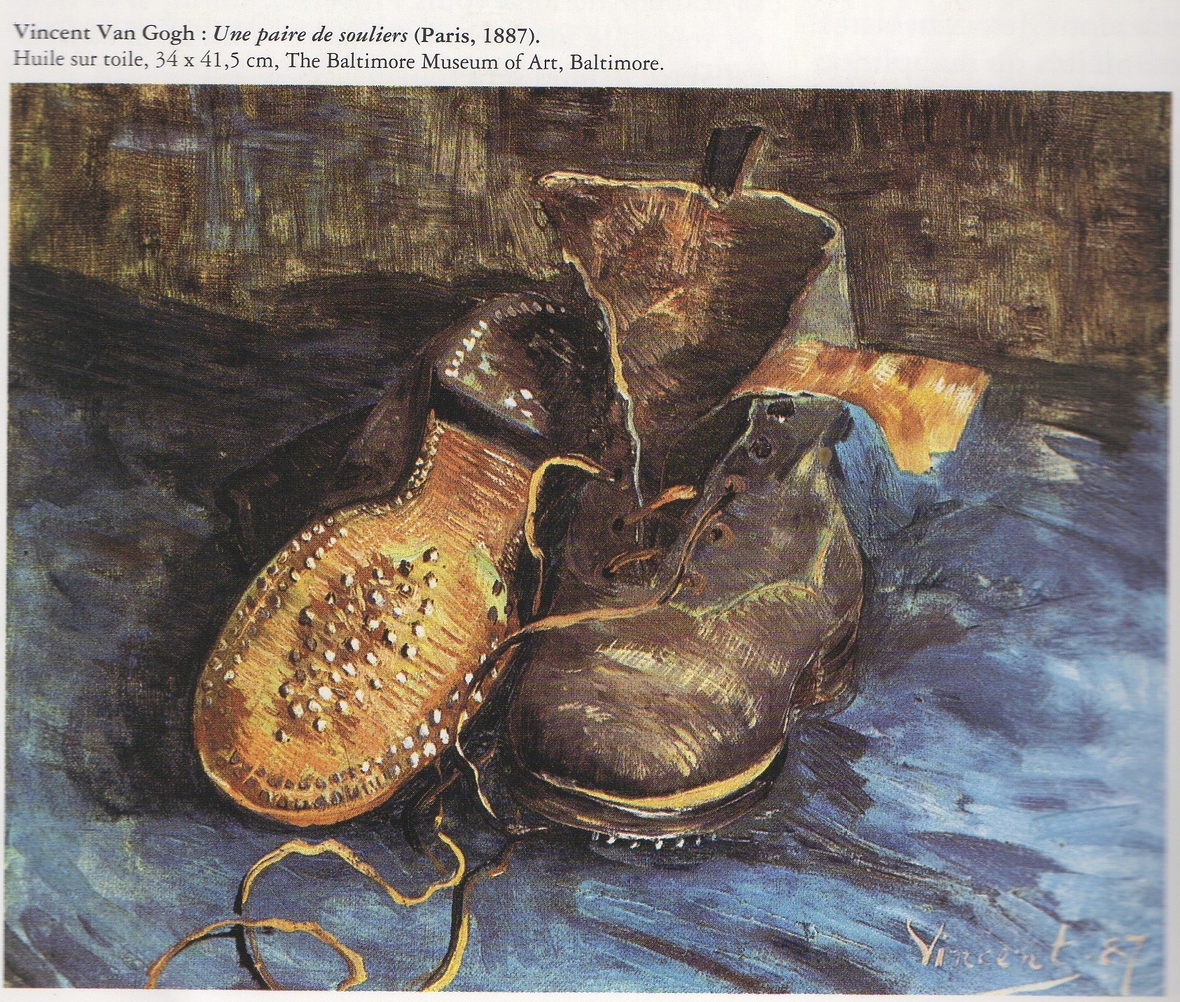 Les chaussures de Van Gogh - C'était la classe de Dominique