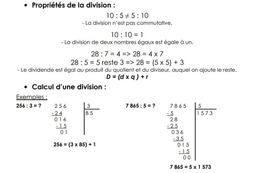 la division ( suite ) 