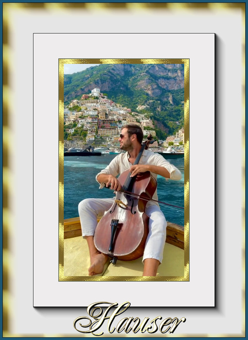 Images du violoncelliste, Stjepan Hauser de Croatie par Ginette Villeneuve