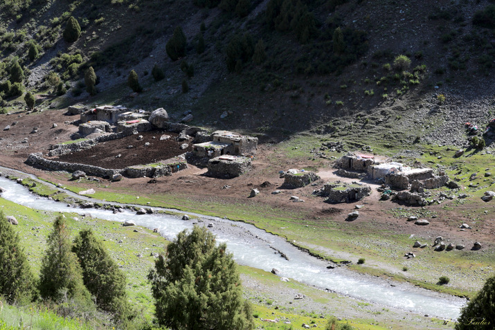 Villages d'été tadjiks