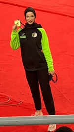 MEKKAOUI Karima Médaillée d'Or au Tournoi Mondial Séries "A" au Caire (Égypte) 202