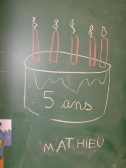 Anniversaire de Mathieu