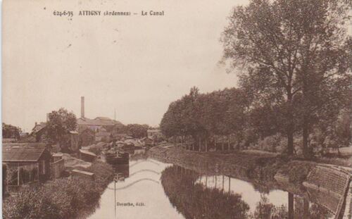 Ecluse 5 Attigny, et ses cartes postales