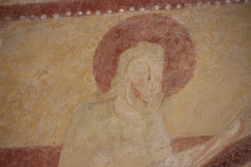 Brinay (Cher) fresques murales de l'église
