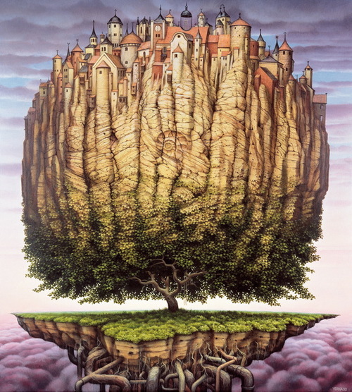 Jacek Yerka's Fantasy Worlds