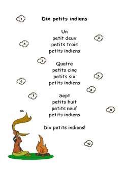 GS : Chanson "Dix petits indiens"