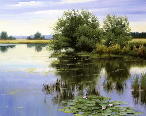 Елена Лебедева (пейзаж) Elena Lebedeva (landscape) 