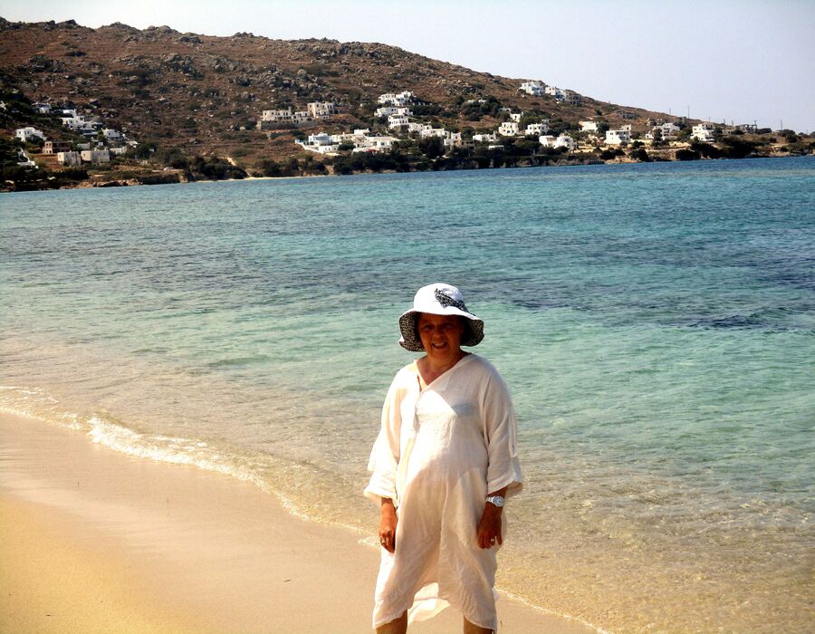 LA BAIE DE CHORA A NAXOS EN GRECE JUIN 2016