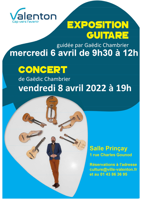 De 6 à 12 cordes, une semaine autour de la guitare avec Gaëdic Chambrier