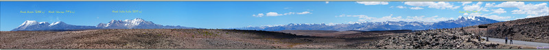 Vue panoramique à partir du Col de Patapampa (4910 m) - Pérou